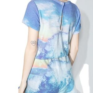 ✨ WILDFOX Ocean Print Romper!